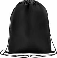 Сумка - мешок, рюкзак для сменной обуви (сменки) Пифагор, 1 отделение, 42х34 см, черный, 271618
