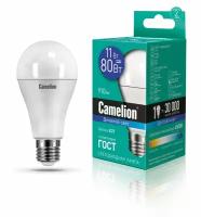 Эл. лампа светодиодная 11Вт LED11-A60/865/E27 (11W=80Вт 910Lm) Camelion