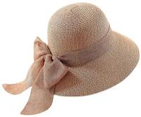Шляпа летняя женская, цвет бежевый, размер 56-57
