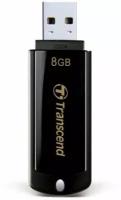 Флеш-диск 8 GB, TRANSCEND Jet Flash 350, USB 2.0, черный