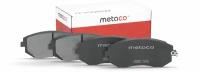 Колодки тормозные передние к-кт Metaco 3000-602