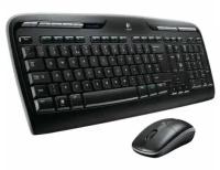 Комплект (клавиатура+мышь) Logitech Клавиатура + мышь MK330 клав: черный мышь: черный USB беспроводная Multimedia