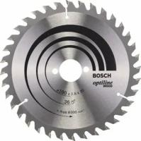 Пильный диск по дереву BOSCH Standard 190Х30 36 OPTILINE WOOD