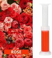Гель очищающий дезинфицирующий дезодорирующий для унитаза, гель-цветок (роза)
