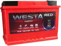 Аккумулятор автомобильный WESTA RED 75 Ач прямая полярность