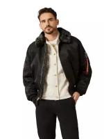 Бомбер ALPHA INDUSTRIES B-15 Flight Jacket, размер M, черный