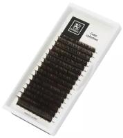 Темно-коричневые ресницы шоколад BARBARA Mix C 0.07 7-15 mm (16 линий)