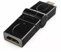 Переходник HDMI-HDMI 19F/19M вращающийся на 180 градусов