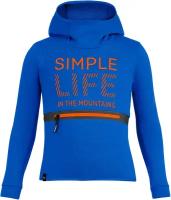 Толстовка детская Salewa Simple Life Dry Hoodie Electric (HEIG:128)