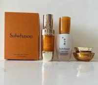 Sulwhasoo Антивозрастной набор миниатюр (3 tiems) Signature Care Concentrated Ginseng Renewing