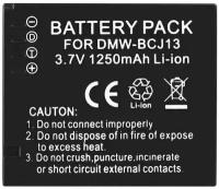 Аккумуляторная батарея для видеокамеры Panasonic Lumix DMC-LX5 (DMW-BCJ13) 3.7V 1250mAh