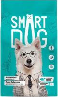 Smart Dog Корм для взрослых собак крупных пород, три вида мяса с ягнёнком, лососем, индейкой (12 кг)