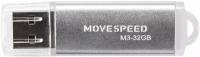 USB Flash накопитель 32Gb Move Speed M3 Silver (M3-32G)