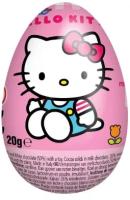 Яйцо шоколадное Hello kitty с коллекционной игрушкой