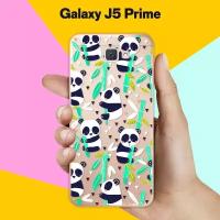 Силиконовый чехол на Samsung Galaxy J5 Prime Панда / для Самсунг Галакси Джей 5 Прайм