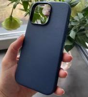 Кожаный Чехол-Накладка K-Doo Noble Collection для Apple iPhone 11 Pro Max (6.5), Темно-синий