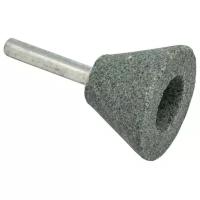 Шарошка абразивная ПРАКТИКА карбид кремния, трапециевидная 35х25 мм, хвост 6 мм, блистер (641-381)