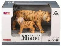 Набор фигурок животных MASAI MARA MM211-105 серии "Мир диких животных": Семья тигров, 2 пр, MM211-105