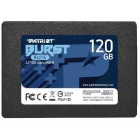 SSD жесткий диск Patriot Memory BURST ELITE 120GB PBE120GS25SSDR, черный