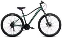 Женский велосипед Aspect Alma (2022) 14.5" Зеленый (145-155 см)