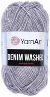 Пряжа YarnArt Denim Washed Ярнарт Деним Вошд Объемная, 908 серый, 50 г, 130 м, смесовая, 1 шт