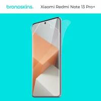 Защитная бронированная пленка на экран Xiaomi Redmi Note 13 Pro+ (Глянец, CaseFriendly)