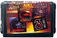 Mortal Kombart 3 Ultimate + Mortal Kombat 5, 3, 2, 1 - 5 частей культового файтинга на Sega - (без коробки)