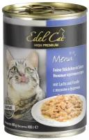 Edel Cat консервы для кошек (кусочки в соусе) Лосось и форель