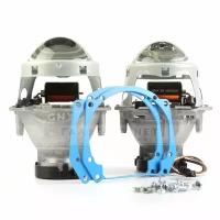 Би-линзы Hella 3R Clear для фар Audi Q5 неадаптив 2008-2012 комплект биксеноновых линз 2 шт для автомобилей Ауди