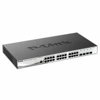 Коммутатор D-Link (DGS-1210-28X/ME/B1A) Управляемый L2, 24 ports 10/100/1000Base-T, 4 ports 10GBase-X SFP+