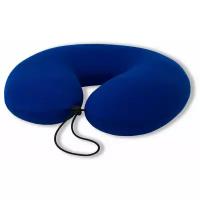 Подушка для шеи Штучки, к которым тянутся ручки Дорожная подушка с фиксатором, синий