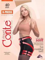 Колготки Conte elegant X-Press, 40 den, размер 5, коричневый