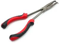 Плоскогубцы рыболовные удлиненные изогнутые Namazu Pro Bent Nose Pliers, L-290 мм