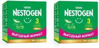 Молочко детское Nestle Nestogen Premium 3, с 12 месяцев, для комфортного пищеварения, 900 г 2 упаковки