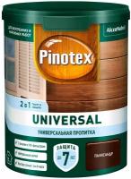 Универсальная пропитка на водной основе 2в1 для древесины Pinotex Universal полуматовая (0,9л) палисандр