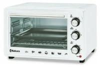 Духовка электрическая Sakura SA-7025W 1500Вт 30л таймер,белый