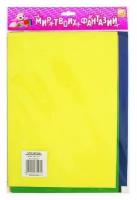Fancy Creative Набор самоклеящейся цветной бархатной бумаги, A5, 7 цветов (7 листов)