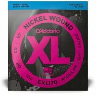 EXL170 XL NICKEL WOUND Струны для бас-гитары Long Regular Light 45-100 D`Addario