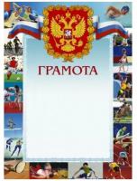 Грамота Комус триколор, виды спорта, 230 г/м2