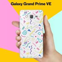 Силиконовый чехол на Samsung Galaxy Grand Prime VE Узоры из палочек / для Самсунг Галакси Гранд Прайм ВЕ Дуос