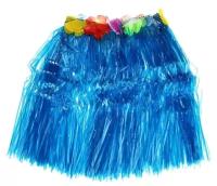Гавайская юбка, цвет синий 40 см 304467