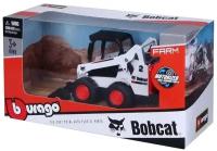 Машинка Погрузчик с ковшом Bobcat S590, длина 10 см