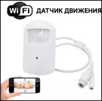 Умная камера датчик движения Wi Fi с мобильным приложением для Android, запись на карту памяти microSD