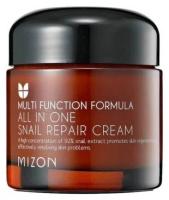 Крем для лица с муцином улитки MIZON ALL IN ONE SNAIL REPAIR CREAM