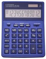 Калькулятор настольный Citizen SDC444XRNVE (12-разрядный) двойное питание, темно-синий (SDC444XRNVE)
