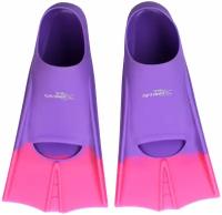 Ласты для плавания детские Training fins Light Swim LSF11 (CH) Фиолетовый/Розовый, р. 33-35