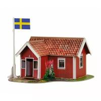 Шведский домик. Модель для сборки 1/87 У325