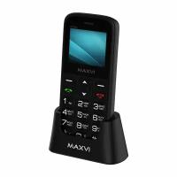 Телефон MAXVI B100DS, 2 SIM, черный