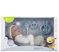 Пупс Pure Baby 35см в кофточке, штанишках и шапочке JUNFA WJ-B9973