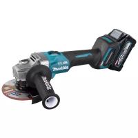 Аккумуляторная УШМ Makita GA005GM201 Li-Ion 4 А.ч 40 Вт х2 кейс, 125 мм синий/черный